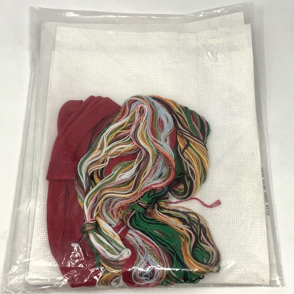 Janlynn SUZY'S ZOO Christmas Stocking Sledding Cross Stitch Kit #38-52 1989 VTG - Picture 5 of 5